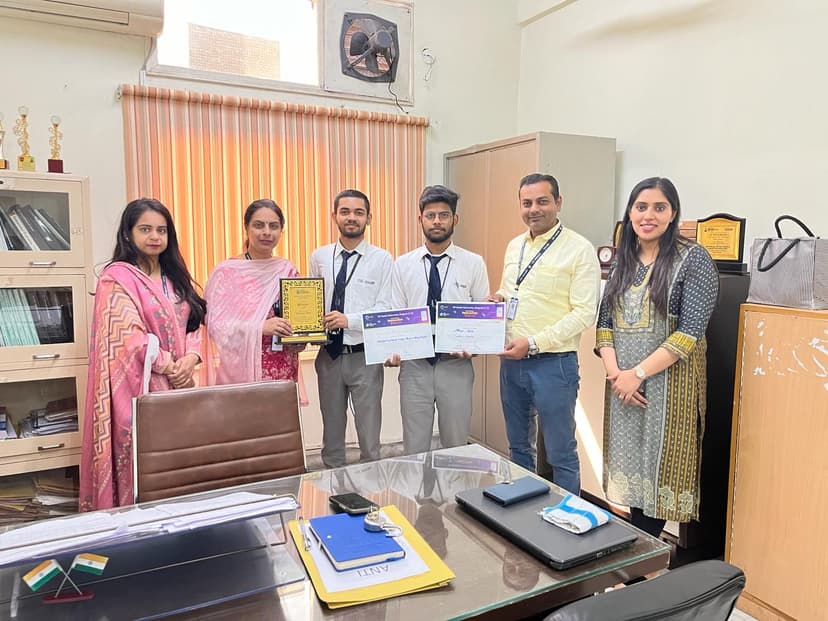 1st Prize in Ideathon, CGC Jhanjeri